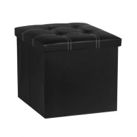 Тумба-пуф розкладний 38*38*38см WW01367 black