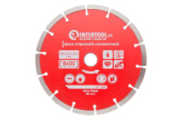 Диск алмазний Intertool 180 мм сегмент Pro (CT-1009)