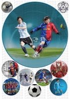 Вафельные картинки на тему: Футбол