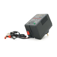 Автоматическое ЗУ для аккумулятора MW-AZU12 12V (1,3-13Ah) (MF,WET,AGM,GEL,NICD,NIMH), 180-240V, Ток заряда 0.3-0.8A, крокодилы в комплекте