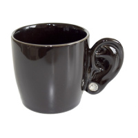 Чашка «Вухо», чорна