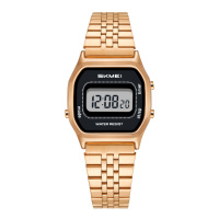 Жіночий годинник Skmei 2651RG Rose Gold у кольорі рожеве золото з електронним циферблатом