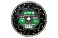 Диск алмазний Apro 230мм x 22-24% кераміка екстра (830057)