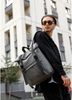 Рюкзак рол Sambag RollTop білий графітовий