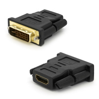 Переходник HDMI(мама)/DVI-I 24+5 (папа) Black Q50