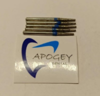 Стоматологические алмазные боры TC-26 ApogeyDental 5 шт/уп в мягкой упаковке (синяя серия)