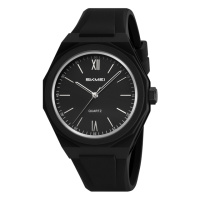 Чоловічий годинник Skmei 2470BK-AC Black з мінеральним склом та водозахистом 5 ATM