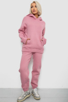 Спортивний костюм жіночий на флісі, колір пудровий, 247R2012