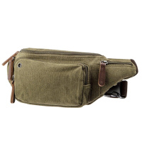 Сумка поясна текстильна 720174 Оливкова