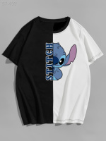 Футболка оверсайз Ліло и Стіч - комбінований - 57-499