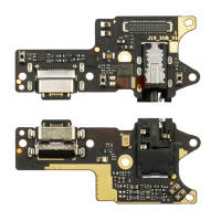Разъём зарядки для Xiaomi Redmi 9 на плате с микрофоном и компонентами Original