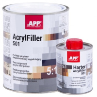 APP Грунт акриловий 2K HS Acrylfiller 5:1 з затв., чорний 1l+0.2l (020409 + 020506)