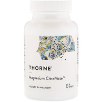 Магній (Цитрат \ Малат), Magnesium CitraMate, Thorne, 90 капсул