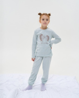 Підлітковий комплект на дівчинку - Два їжачка - Кофтинка у рубчик    8-9, 10-11, 12-13, 14-15 років