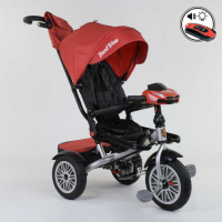 Велосипед 3-х колёсный 9288 В - 3696 Best Trike (1) ПОВОРОТНОЕ СИДЕНЬЕ, СКЛАДНОЙ РУЛЬ, РУССКОЕ ОЗВУЧИВАНИЕ, НАДУВНЫЕ КОЛЕСА, ПУЛЬТ ВКЛ. СВЕТА И ЗВУКА