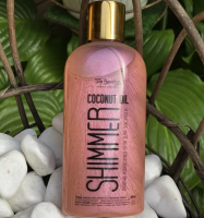 Кокосовое масло для загара с шиммером Top Beauty Coconut Oil Shimmer 200 мл Rose