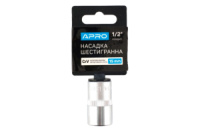 Головка шестигранная Apro 15 мм x 1/2« (252715)