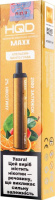 HQD MAXX Апельсин-Манго-Гуава #15, 8 мл 2% 25000 затяжок, багато інших смаків. Оригінал. Одноразова електронна сигарета.