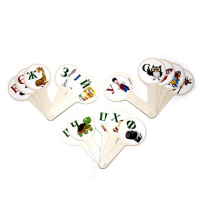 Віяло «Українська абетка з картинками».