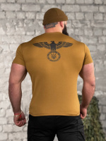 Тактична вологовідвідна футболка SABUR Орел кайот ВТ5083