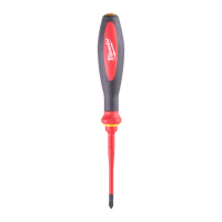 Викрутка VDE діелектрична тонка MILWAUKEE PZ1х80мм
