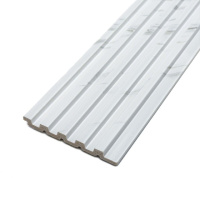 Рейка декоративная PS 2900х120х12мм Белый мрамор SW-00002134