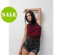 Облягаюча майка тай-дай «Ripple» оптом | Норма | Розпродаж моделі