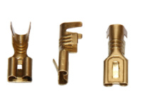 Наконечник латунний автомобільний № 584 колодочний зовнішній для проводу 1,75-6,00 мм кв