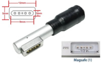 Переходник для блока питания MagSafe 1 з 5.5x2.1(2.5)mm (Female) (A class) 1 день гар.