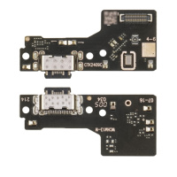 Разъём зарядки для Xiaomi Redmi 13/ Poco M6 на плате с mic. и компонентами (Type-C)