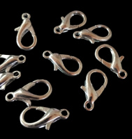 Замок лобстер. Размер - 20 мм. Цвет - сталь