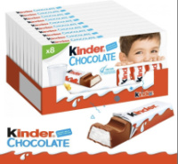 Упаковка шоколадок «Kinder Chocolate T8» Т8х10шт.