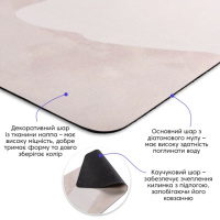 Вологопоглинаючий килимок 50х80х3мм SW-00001886