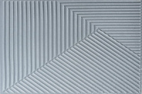 Панель стінова 500х500х5мм 3D Бамбук Сірий SW-00002878