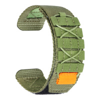 Ремінець для годинника Nylon Tactic Army Green 22 мм — текстильний тактичний браслет Nylon accessories