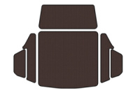 Резиновый коврик в багажник Carsuit (SD, коричневый) для Acura TLX 2014-2020 гг