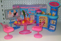 Лялькові меблі Глорія Gloria 2918 Кафе Пані Барбі Облаштуйте ляльковий будиночок