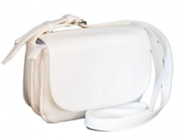 Lucherino 038 БІЛИЙ Г — якісний фабричний клатч на 2 відділення під клапаном, закриваються блискавками