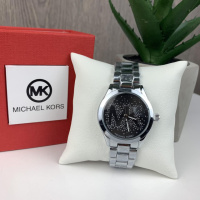Женские наручные часы Michael Kors качественные . Брендовые часы с браслет золотистые серебристые Серебро