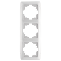 Рамка VIKO 3-я вертикальная белая