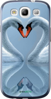 Чохол на Samsung Galaxy S3 Duos I9300i Лебеді 6007u-50