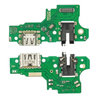 Разъём зарядки для Oppo A15/ A15s на плате с микрофоном и компонентами