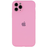 Чохол Silicone Case Full Camera Protective (AA) Для Apple iPhone 12 Pro (6.1«») (Рожевий / Light pink) - купити в SmartEra.ua