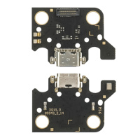 Разъём зарядки для Samsung T500 Galaxy TAB A7 10.4 на плате с микрофоном и компонентами