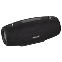 Портативная Bluetooth колонка ZEALOT S67 TWS с LED подсветкой black