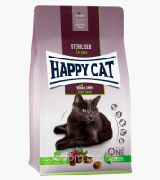 Сухий корм Happy Cat Sterilised Weide Lamm для дорослих стерилізованих котів зі смаком ягняти, 4 кг,