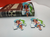 Планер (кабошон) розмір - 4.7×3.5см