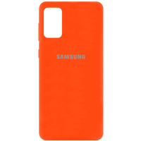 Чохол Silicone Cover Full Protective (AA) Для Samsung Galaxy A02s (Помаранчевий / Neon Orange) - купити в SmartEra.ua