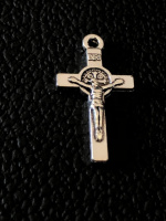 Металлическая подвеска «хрест».  Размер - 21*12мм. Цвет - серебро. Цена указана за 1 шт