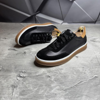 Демісезонні кеди матеріал шкіра/замша колір чорний